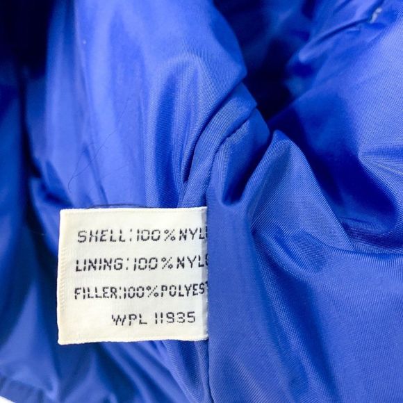 Vintage JC Penney Puffer Vest Mens Medium Blue Ski Snowboard 70s 80s Outdoor - Picture 9 of 11